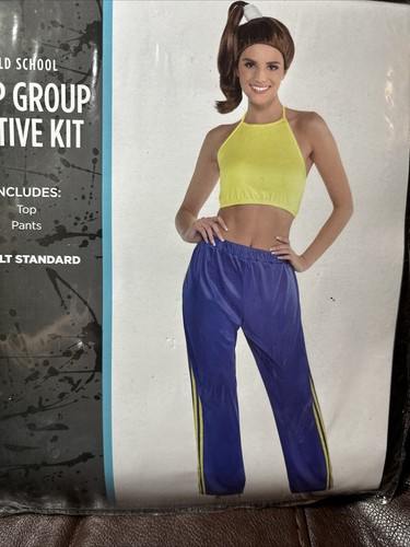 Old School Pop Group Active Kit Size Adult Standard Womens Up To Size 8 NEW - Picture 2 of 4