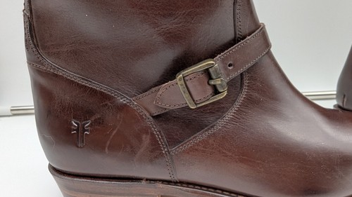 Damen Leder Stiefel Frye Phillip Tall Reiten Braun Leder 77574 9M - Bild 12 von 16
