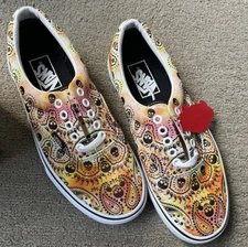 Vans Men Bandana Tie Dye/Orange size 6.5 VN0A54F14FK