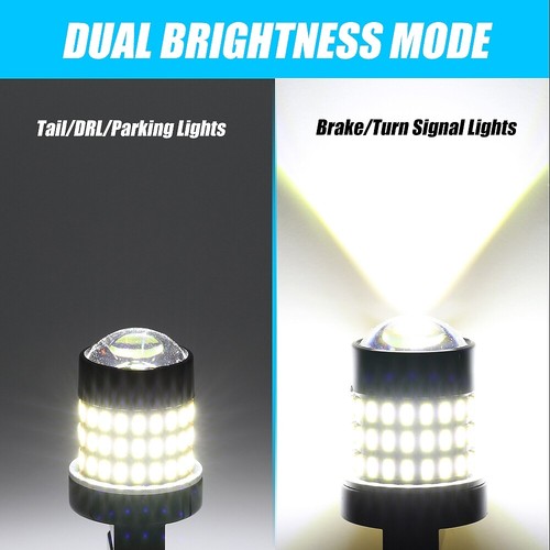 2 piezas 7443 7440 7444 78SMD LED intermitente blanco 6500K DRL bombillas de luz de estacionamiento - Imagen 5 de 9