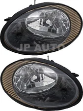 For 1998-1999 Ford Taurus Headlight Halogen Set Driver and Passenger Side