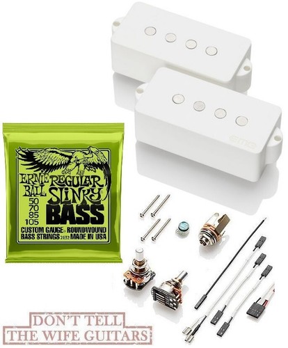 EMG GZR P HZ WHITE Geezer Butler Signature P Bass Passive Pickup -REGULAR SLINKY - Picture 1 of 3