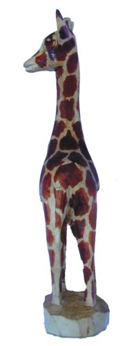 Beautiful Hand Carved African Giraffe in Jacaranda Wood. Free shipping! - Picture 2 of 3