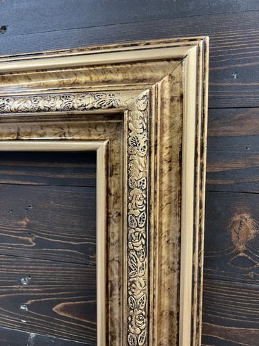 11 x 14 In Stock Ready to Ship Classic compo ornate, vintage frame, MARBLE GOLD - Picture 8 of 9
