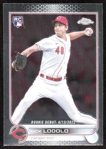2022 3070A Topps Chrome Update FOIL Nick Lodolo Rookie Cincinnati Reds #USC65