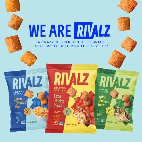 Rivalz Stuffed Snacks - 1.0 Oz Bags (Extra Chedda' Mac) - SH2 01/24 - Bild 7 von 7