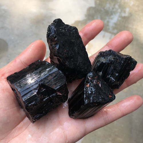 2.2LB natural rough tourmaline Specimens quartz crystal mineral healing - 第 6/12 張圖片