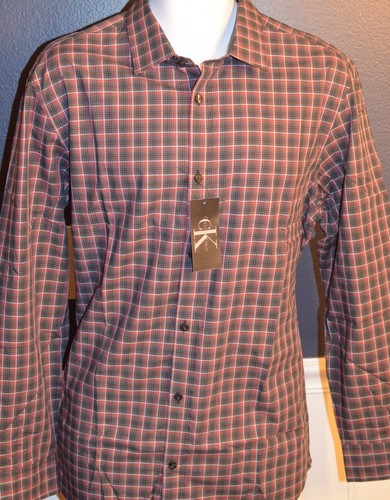Calvin Klein CK Men's Long Sleeve Button Down Shirt - Variety, NWT, 100% Cotton - Picture 5 of 13