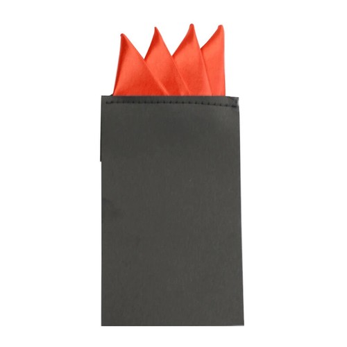 Men's Satin Silk Pre Folded Pocket Square Hankie Hankerchief Wedding Party - Picture 9 of 30