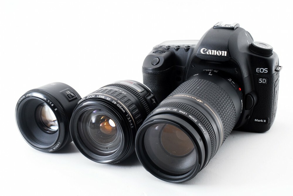 Canon EOS 5D Mark II ＋EF 28mmF2.8 Canon EOS 5D Mark II 21.1MP 50/28-105/75-300mm [Exc+++] w/8GB