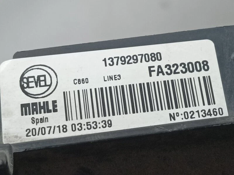 1379297080 elektroventilator für CITROEN JUMPER GROSSRAUMKASTEN 35 2014 4695988 Foto 3 de 4