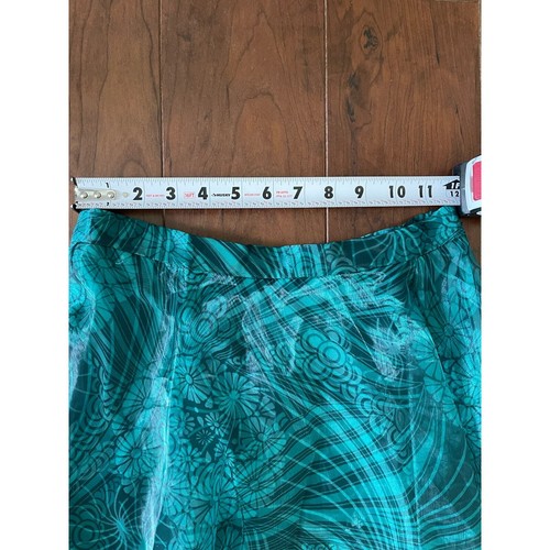 NWT Maeve Anthropologie Emerald Green Winnie Organza Long Maxi Skirt Size 0 - Picture 7 of 9