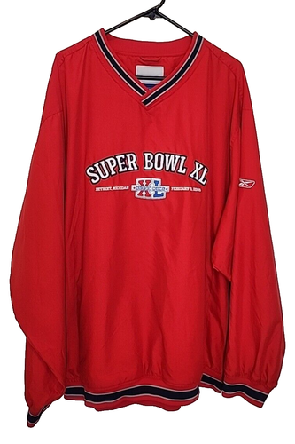 Para hombres Reebok Super Bowl XL Seahawks vs Steelers Detroit MI LIONS DE COLECCIÓN 2XL XXL - Imagen 2 de 9