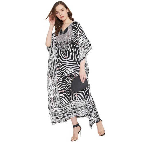 Women Maxi Caftan Plus Size Kaftan Long Beach Evening Gown Kimono Casual Dresses - Picture 81 of 671