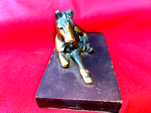 Vintage Bronze Horse Natural Patina Statement Piece Display Home Office - Picture 3 of 8