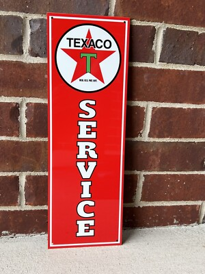 #ad #ad Texaco Service Garage Metal Gasoline Gas sign Pump Oil $23.00