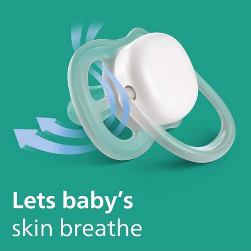 Ultra Air Pacifier - 4 Pack, Light & Breathable for Babies 18 Months Plus - Picture 4 of 12