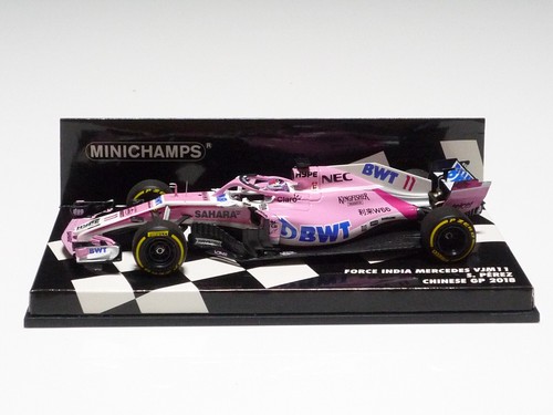 MINICHAMPS 1:43 FORCE INDIA VJM11 S. PEREZ CHINESE GP 2018