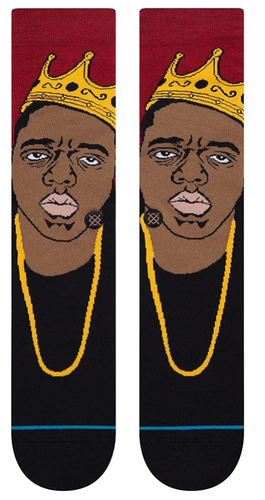Music Legend Biggie Notorious BIG Resurrected Stance Crew Socks - Size Large - Picture 2 of 3