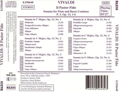 VIVALDI: IL PASTOR FIDO