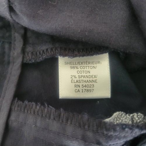 Pantalones Cortos Banana Republic Para Mujer 0 Azul Tiro Bajo Puños Chino Bolsillo Frente Plano - Imagen 8 de 15