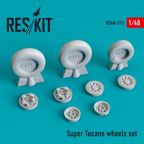 Reskit RS48-0313 - 1/48 Super Tucano wheels set, for aircraft scale model - Picture 2 of 12