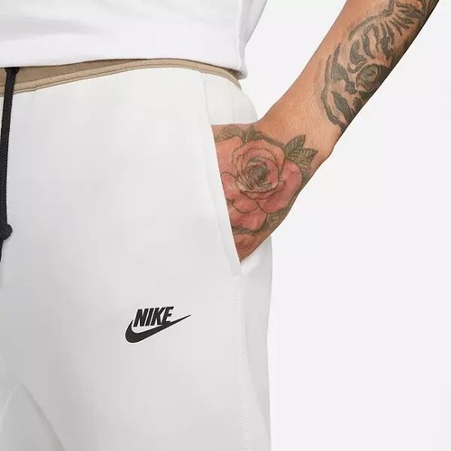 Mens Nike Sportswear Tech Fleece Hoodie & Joggers Set Summit White Size 2XLARGE - Picture 9 of 11