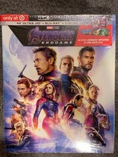 Avengers Endgame Target Exclusive w/ Mini-Book  4K UHD Ultra HDR + Blu ray