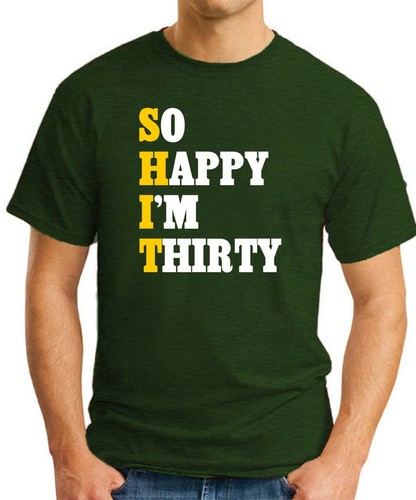 SO HAPPY I'M T-SHIRT > Neuheit lustig 1992 30. Geburtstag Geschenk Herren Top - Bild 4 von 22