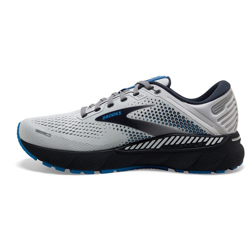 Brooks Mens Adrenaline GTS 22 Running Shoes Oyster/India Ink/Blue 15 EE - Wide - Picture 3 of 6