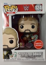 WWE Ted Dibiase Game Stop Diamond  Exclusive Funko Pop #124 Million Dollar Man