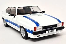 MCG 1/18 - Ford Capri MK2 X-Pack White 1975 LHD Diecast Scale model car