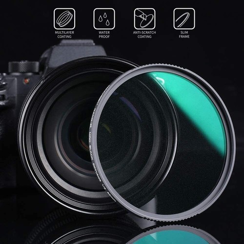 K&F Concept 40.5mm Diffusion Filter Ring Black Pro Mist Filter 1/8 Multi Coated - Picture 15 of 16