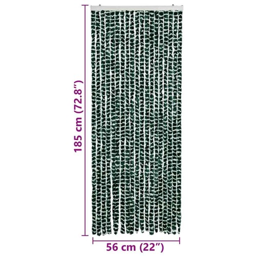Flauschvorhang Plüschvorhang Vorhang Chenille Türvorhang Balkonvorhang Flausch - Bild 128 von 313