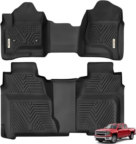 Fußmatten kompatibel mit 2014-2018 Silverado/Sierra 1500, 2015-2019 2500HD/350 - Bild 12 von 12