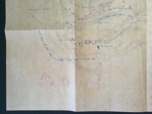 Batalla de Waterloo 1815: mapa de la tierra por Capt Thompson y Lt. Gilbert Repro - Imagen 6 de 12