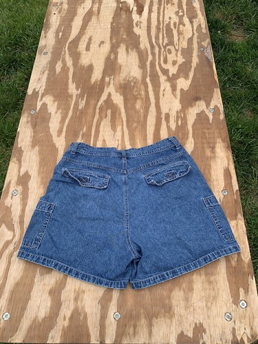 Vintage BillBass medium wash hi rise Jean denim mom shorts 16 cotton summer - Picture 4 of 6