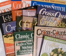 Cross Stitch Magazines YOU CHOOSE Leisure Arts, Country, Just Cross Stitch Quick