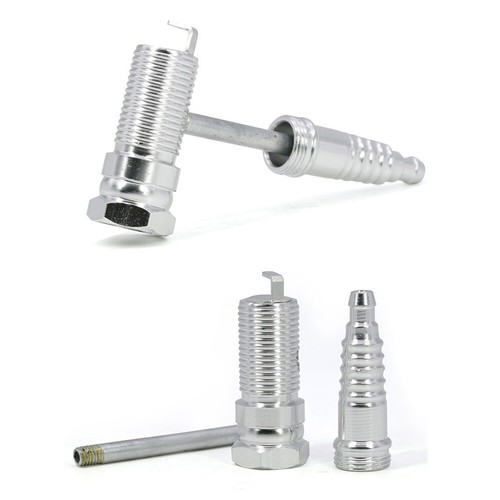 Creative Metal Pipe Zinc Alloy Removable Durable Herb Pipes Portable Pipe Silver - Picture 7 of 11