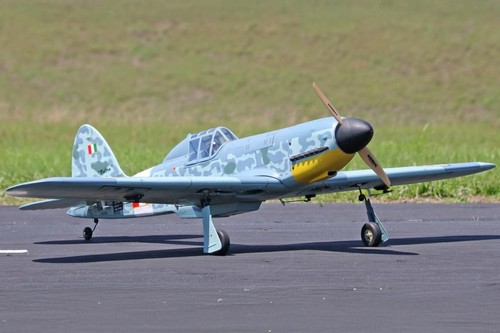 RC Airplane Fighter Aircraft Nexa Macchi MC-205 Veltro 1580mm 62" Wingspan ARF - Picture 7 of 7