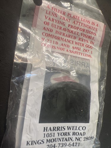 JW Harris Welco Filter Lens *NEW IN ORIGINAL PACKAGE * 1050050 Shade 5 50MM - Picture 2 of 2