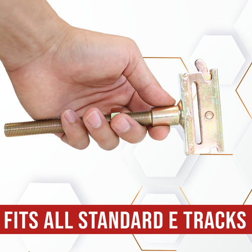 Soporte para neumáticos de repuesto E-Track para camioneta, remolque sistema de pista electrónica - paquete de 2 - Imagen 5 de 6