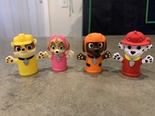 Paw Patrol Lot of 4 Finger Puppets