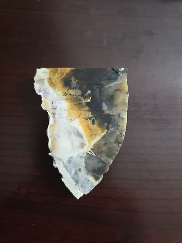 Tiffany Stone/Bertrandite - Rough Slice - UTAH 3" x 2" x 5/16" - Picture 8 of 10