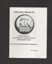 Action Replay Datel AR Nintendo Gamecube MANUAL ONLY Authentic