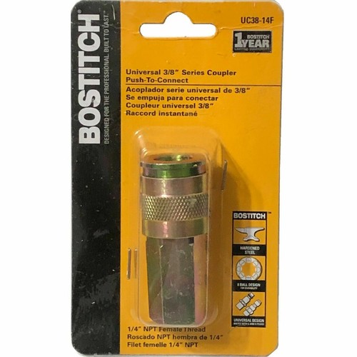 BOSTITCH Universal Series Coupler, Plugs, Push-To-Connect - Picture 2 of 13