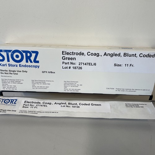 Karl Storz 27247EL Electrode, Cosg,Angle, Blunt, Coded green, 4/box - Picture 2 of 6