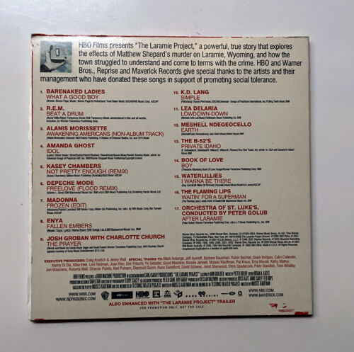 Laramie Project Promo Soundtrack CD HBO Madonna Depeche Mode R.E.M. - Picture 3 of 3