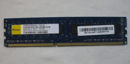 8GB Elixir M2F8G64CC8HD5N-DI 1600MHz PC3L-12800U PC RAM / DDR3