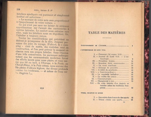 WILL TRIMM und C° Comic Roman des Automobilismus von Henry KISTEMAECKERS 1908 - Bild 3 von 9
